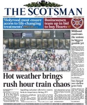 The Scotsman () Newspaper Front Page for 10 July 2013