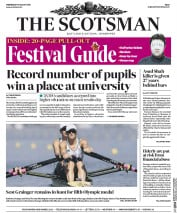 The Scotsman () Newspaper Front Page for 10 August 2016
