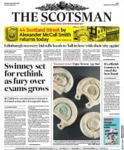 The Scotsman () Newspaper Front Page for 10 August 2020