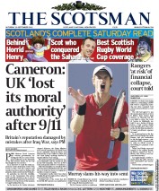 The Scotsman () Newspaper Front Page for 10 September 2011