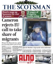 The Scotsman () Newspaper Front Page for 10 September 2015