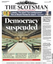 The Scotsman () Newspaper Front Page for 10 September 2019