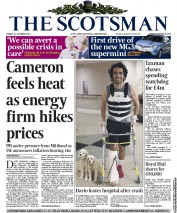 The Scotsman () Newspaper Front Page for 11 October 2013