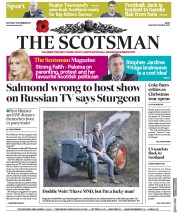 The Scotsman () Newspaper Front Page for 11 November 2017