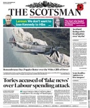 The Scotsman () Newspaper Front Page for 11 November 2019