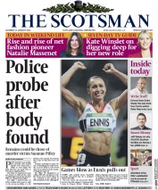 The Scotsman () Newspaper Front Page for 11 January 2014
