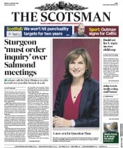 The Scotsman () Newspaper Front Page for 11 January 2019