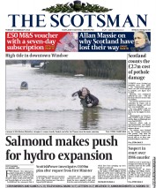 The Scotsman () Newspaper Front Page for 11 February 2014
