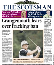 The Scotsman () Newspaper Front Page for 11 February 2015