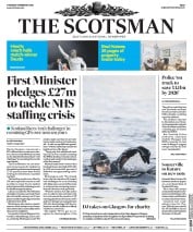 The Scotsman () Newspaper Front Page for 11 February 2016