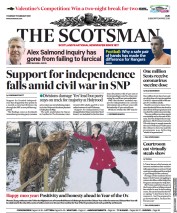 The Scotsman () Newspaper Front Page for 11 February 2021