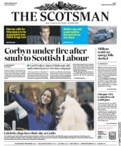 The Scotsman () Newspaper Front Page for 11 March 2016