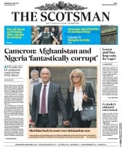 The Scotsman () Newspaper Front Page for 11 May 2016
