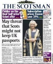 The Scotsman () Newspaper Front Page for 11 June 2013