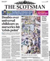 The Scotsman () Newspaper Front Page for 11 June 2018