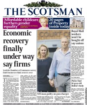 The Scotsman () Newspaper Front Page for 11 July 2013