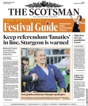The Scotsman () Newspaper Front Page for 11 August 2016