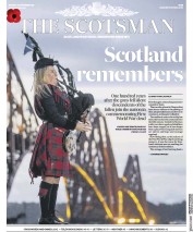 The Scotsman () Newspaper Front Page for 12 November 2018