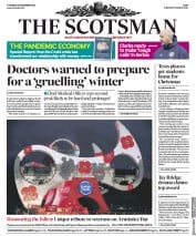 The Scotsman () Newspaper Front Page for 12 November 2020