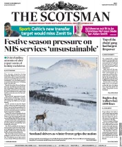 The Scotsman () Newspaper Front Page for 12 December 2017