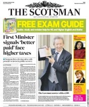 The Scotsman () Newspaper Front Page for 12 March 2016