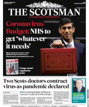 The Scotsman () Newspaper Front Page for 12 March 2020