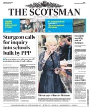 The Scotsman () Newspaper Front Page for 12 April 2016