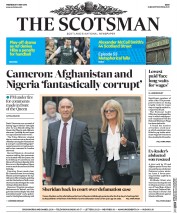 The Scotsman () Newspaper Front Page for 12 May 2016