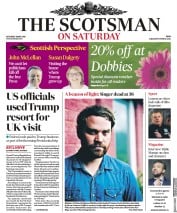 The Scotsman () Newspaper Front Page for 12 May 2018