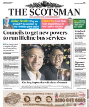The Scotsman () Newspaper Front Page for 12 June 2018