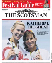 The Scotsman () Newspaper Front Page for 12 August 2016