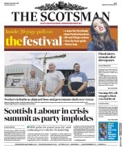 The Scotsman () Newspaper Front Page for 12 August 2019
