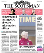The Scotsman () Newspaper Front Page for 13 October 2017