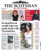 The Scotsman () Newspaper Front Page for 13 October 2018