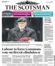The Scotsman () Newspaper Front Page for 13 November 2017