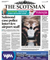 The Scotsman () Newspaper Front Page for 13 November 2018
