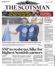 The Scotsman () Newspaper Front Page for 13 December 2017