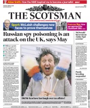The Scotsman () Newspaper Front Page for 13 March 2018