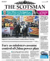 The Scotsman () Newspaper Front Page for 13 April 2018