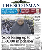 The Scotsman () Newspaper Front Page for 13 May 2014