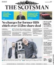 The Scotsman () Newspaper Front Page for 13 May 2016