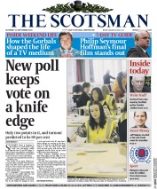 The Scotsman () Newspaper Front Page for 13 September 2014