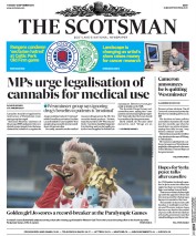 The Scotsman () Newspaper Front Page for 13 September 2016