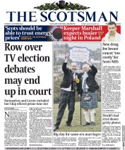 The Scotsman () Newspaper Front Page for 14 October 2014