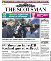 The Scotsman () Newspaper Front Page for 14 November 2017