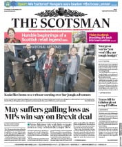 The Scotsman () Newspaper Front Page for 14 December 2017