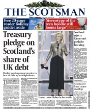The Scotsman () Newspaper Front Page for 14 January 2014