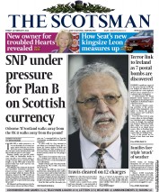 The Scotsman () Newspaper Front Page for 14 February 2014