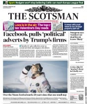 The Scotsman () Newspaper Front Page for 14 February 2019