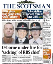 The Scotsman () Newspaper Front Page for 14 June 2013